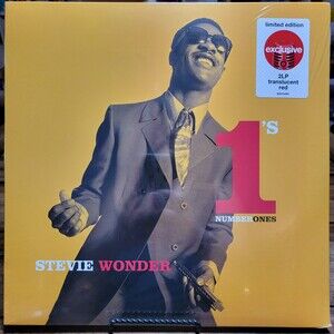 VINYL Stevie Wonder: Number 1's Ones - 2LP Exclusive Translucent Red SEALED